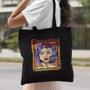 Decaying Love-Baumwolltasche-Schwarz