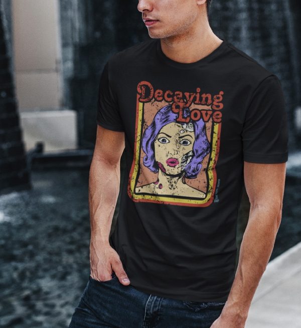 Decaying Love-Herren-Shirt-schwarz