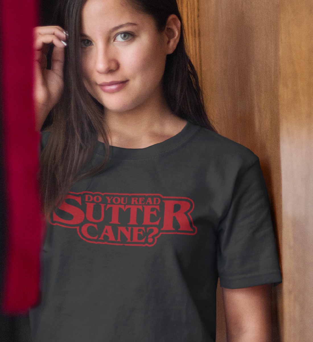 Do you read Sutter Cane-Damen-Shirt-Schwarz