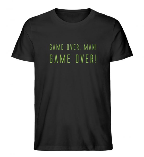 Game over man Game over-Herren-Shirt-schwarz