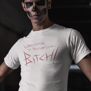 Welcome to prime time-Herren-Shirt-Weiss